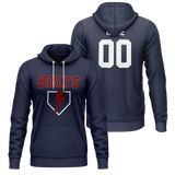 SCV Bolts Full Zip Hoodie (Navy)