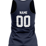 SCV Bolts Women's Racerback Tank (Navy)